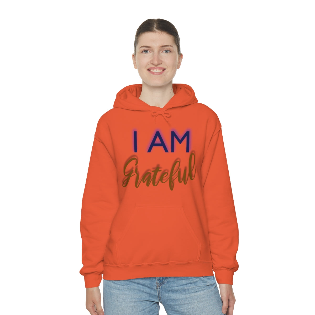 I AM GRATEFUL Unisex Hooded Sweatshirt