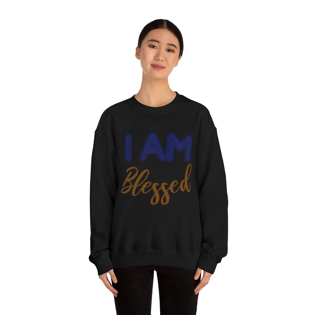 I AM BLESSED Unisex Crewneck Sweatshirt