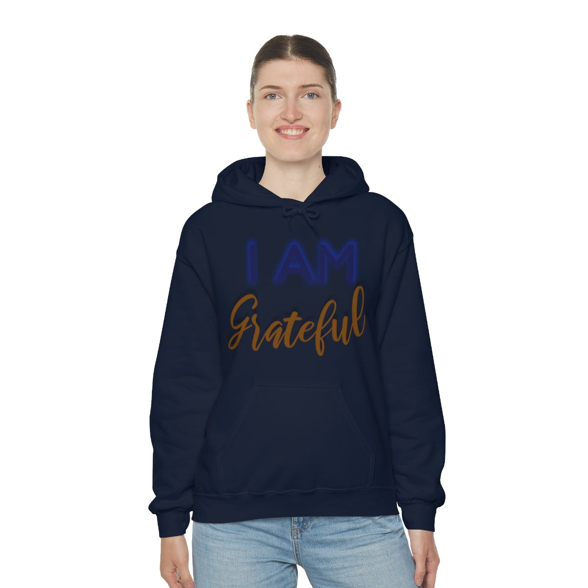 I AM GRATEFUL Unisex Hooded Sweatshirt