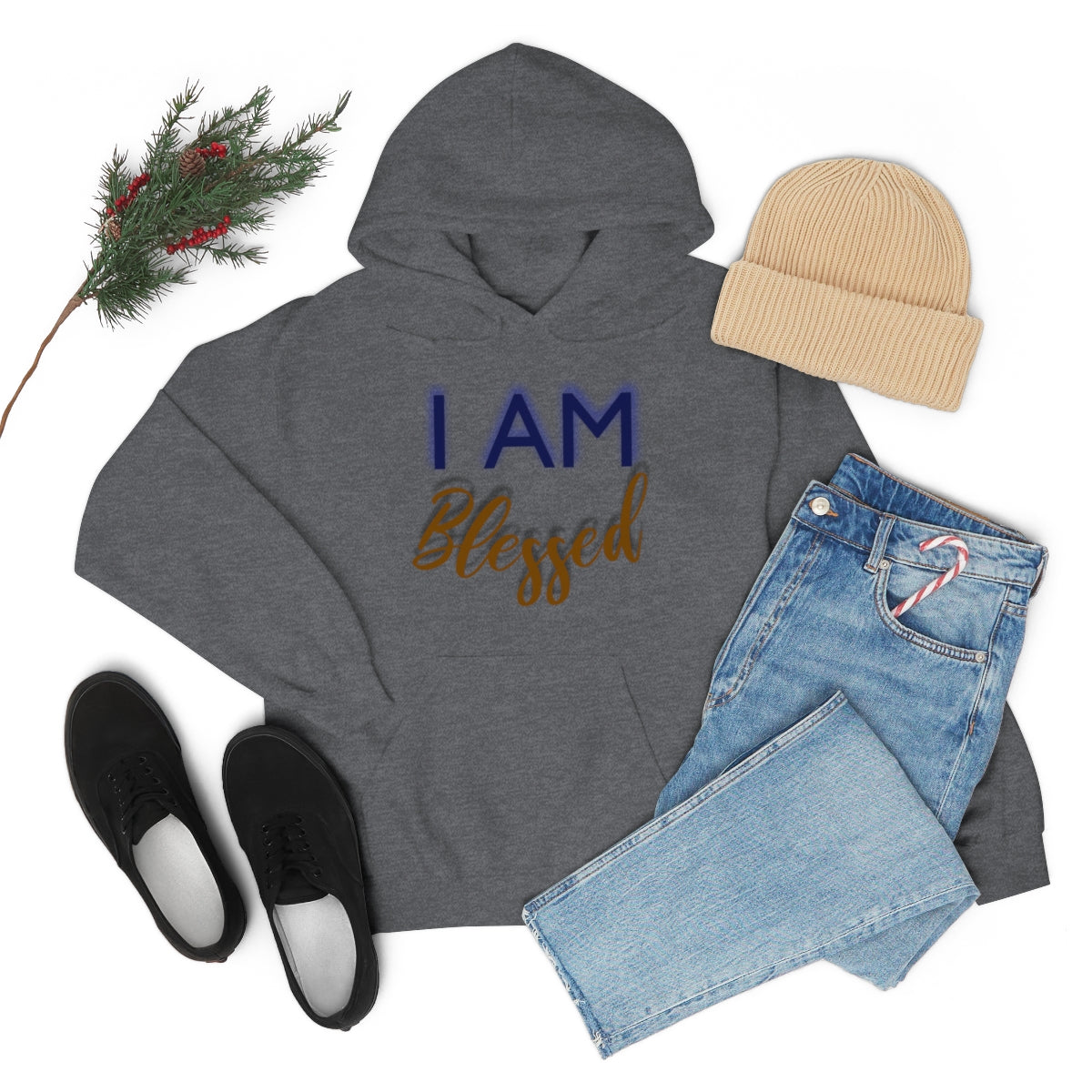 I AM BLESSED Unisex Hooded Sweatshirt