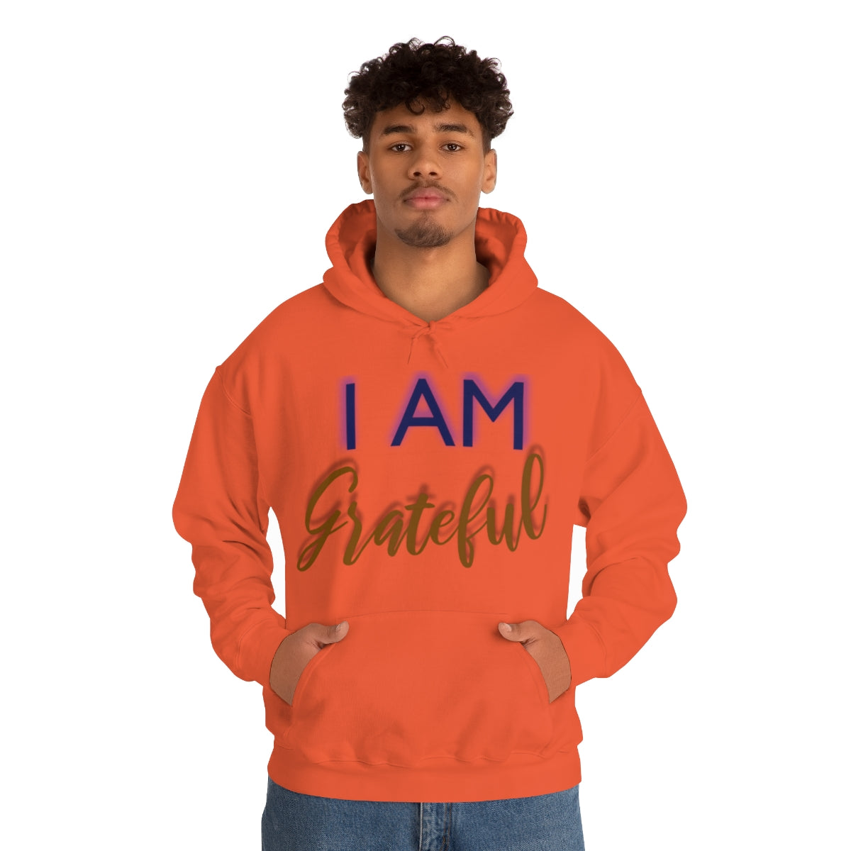 I AM GRATEFUL Unisex Hooded Sweatshirt