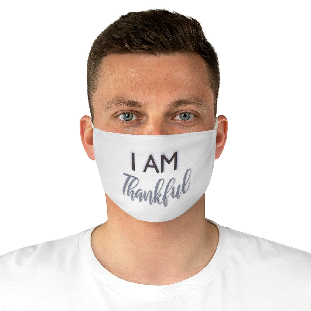 I AM THANKFUL Fabric Face Mask