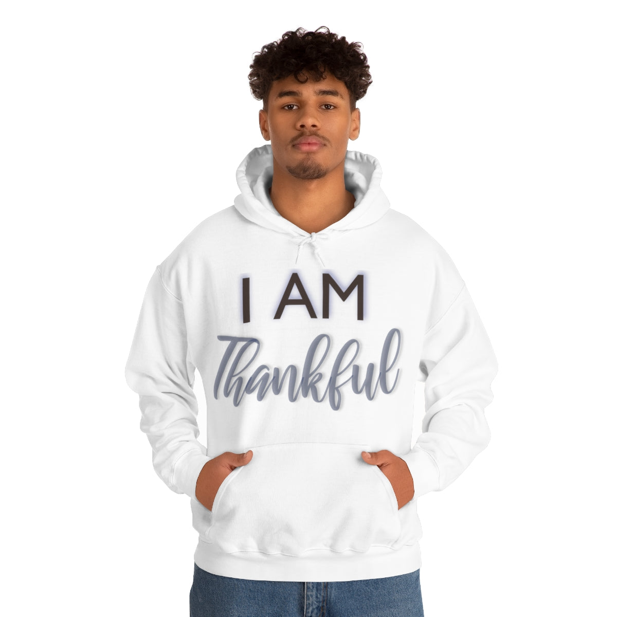 I AM THANKFUL Unisex Hooded Sweatshirt