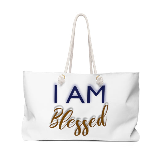 I AM BLESSED Weekender Bag