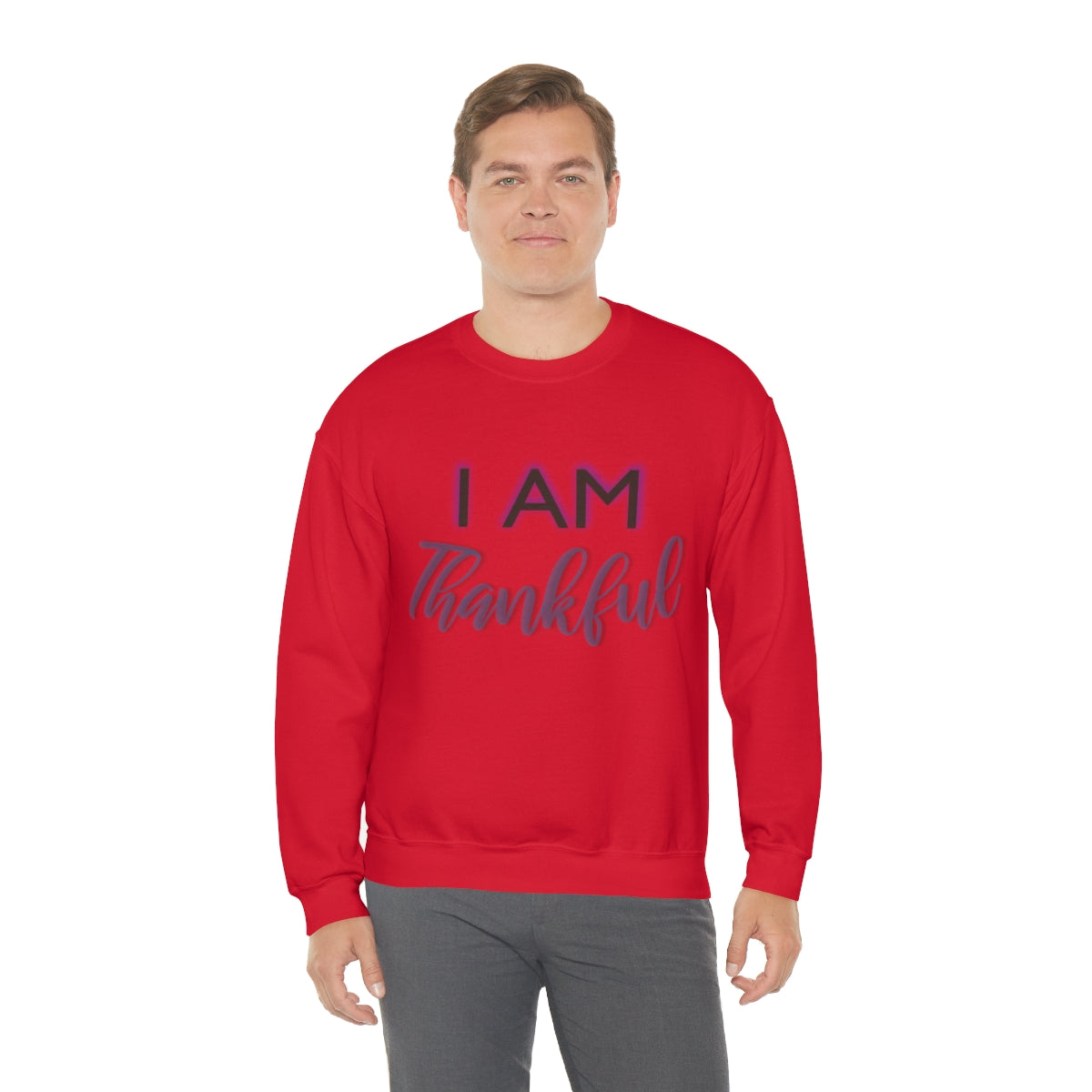 I AM THANKFUL Unisex Crewneck Sweatshirt