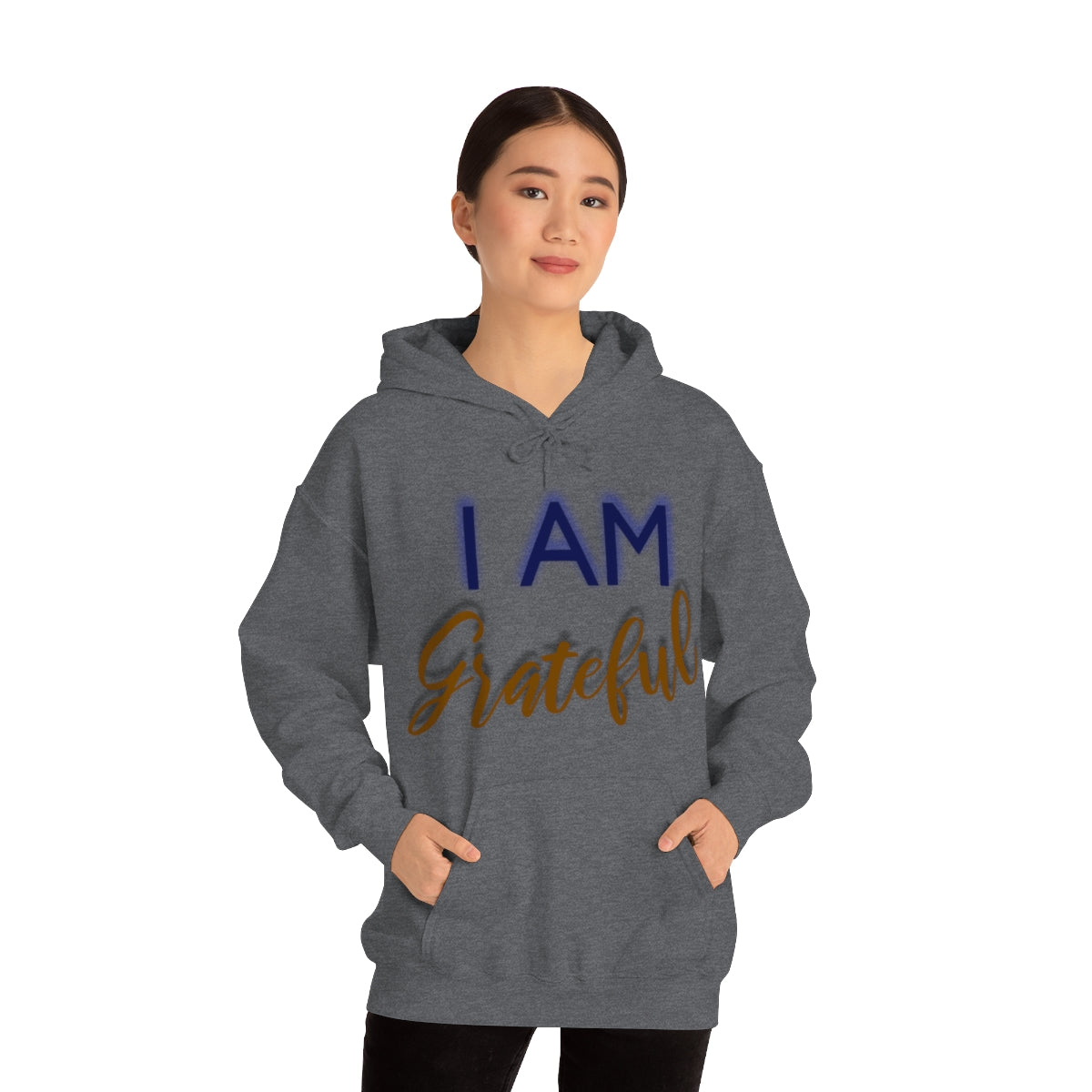 I AM GRATEFUL Unisex Hooded Sweatshirt