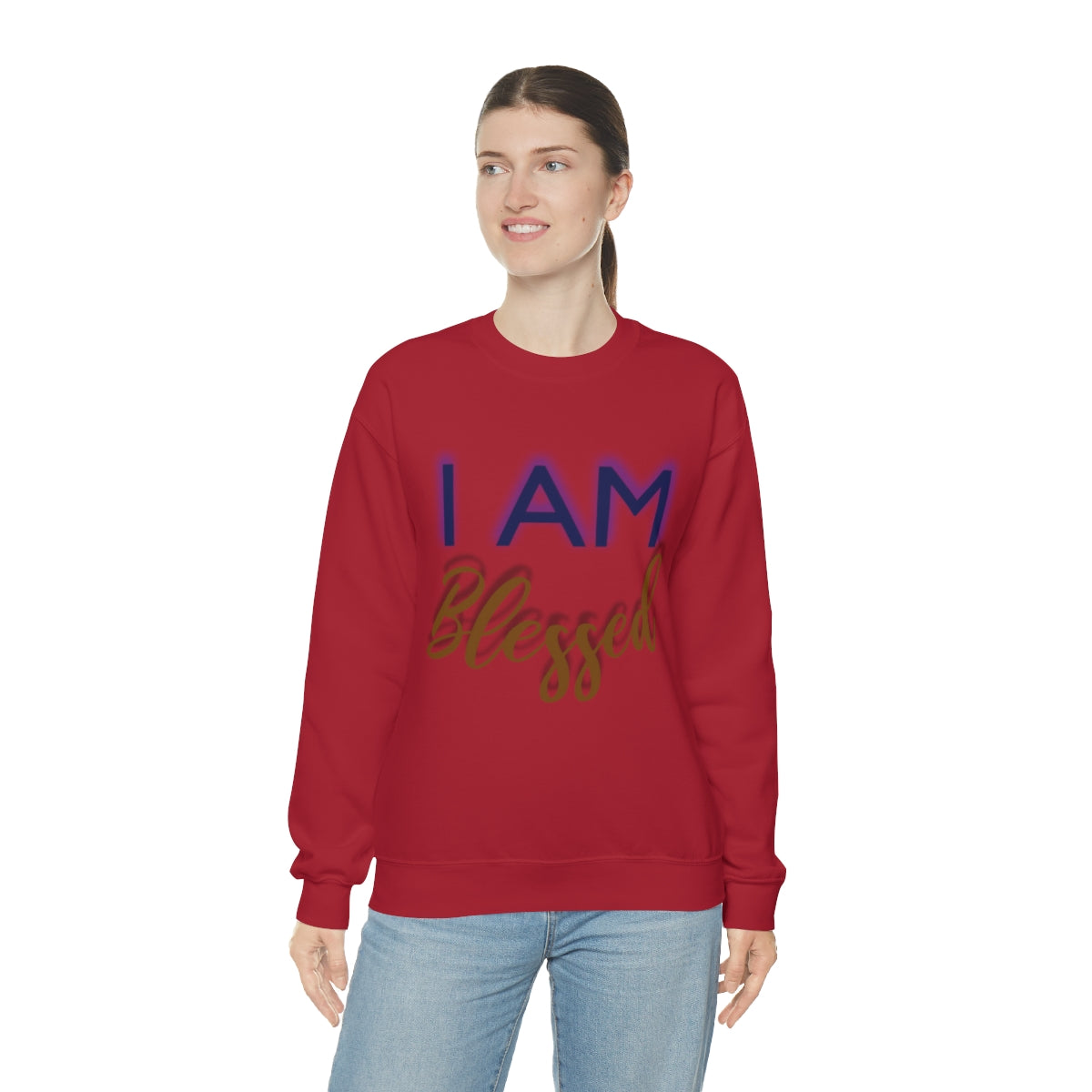 I AM BLESSED Unisex Crewneck Sweatshirt