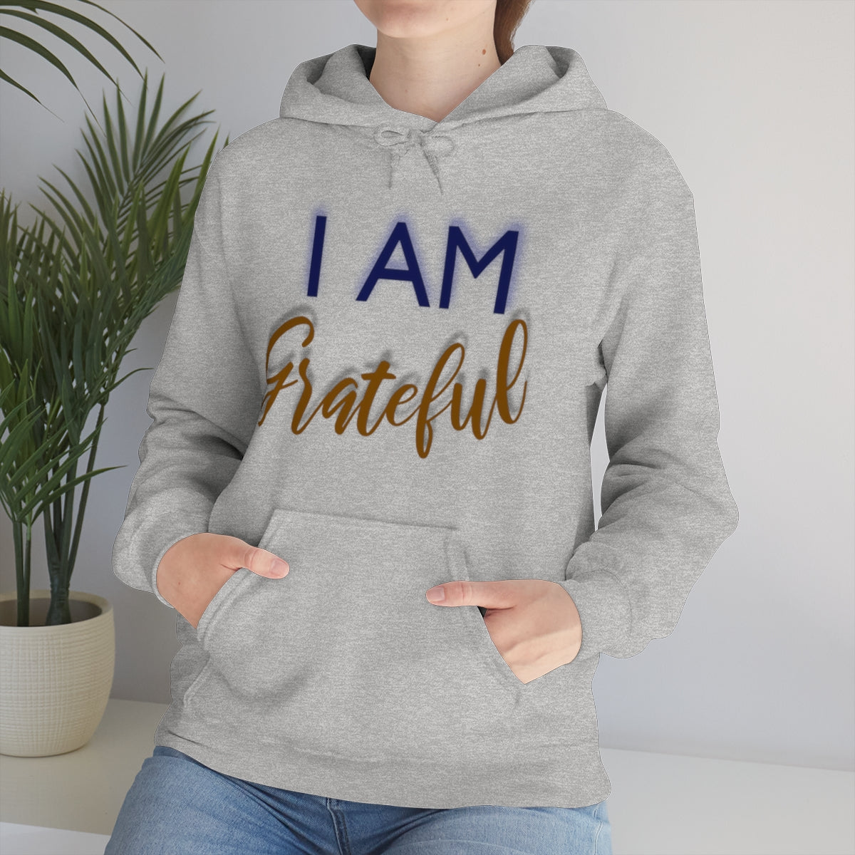 I AM GRATEFUL Unisex Hooded Sweatshirt