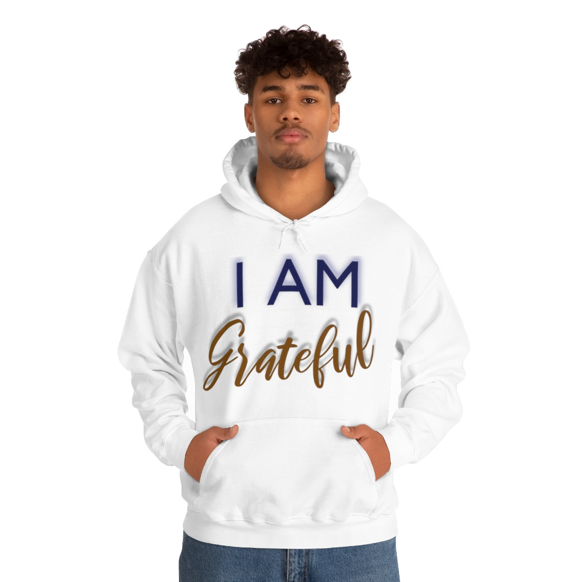 I AM GRATEFUL Unisex Hooded Sweatshirt