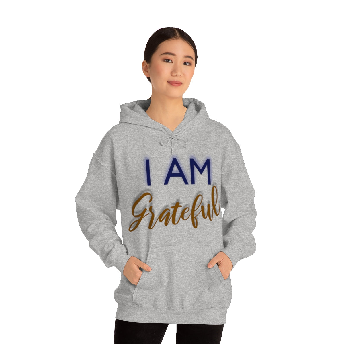 I AM GRATEFUL Unisex Hooded Sweatshirt