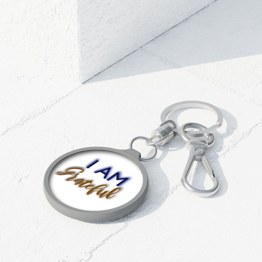 I AM GRATEFUL Keyring Tag