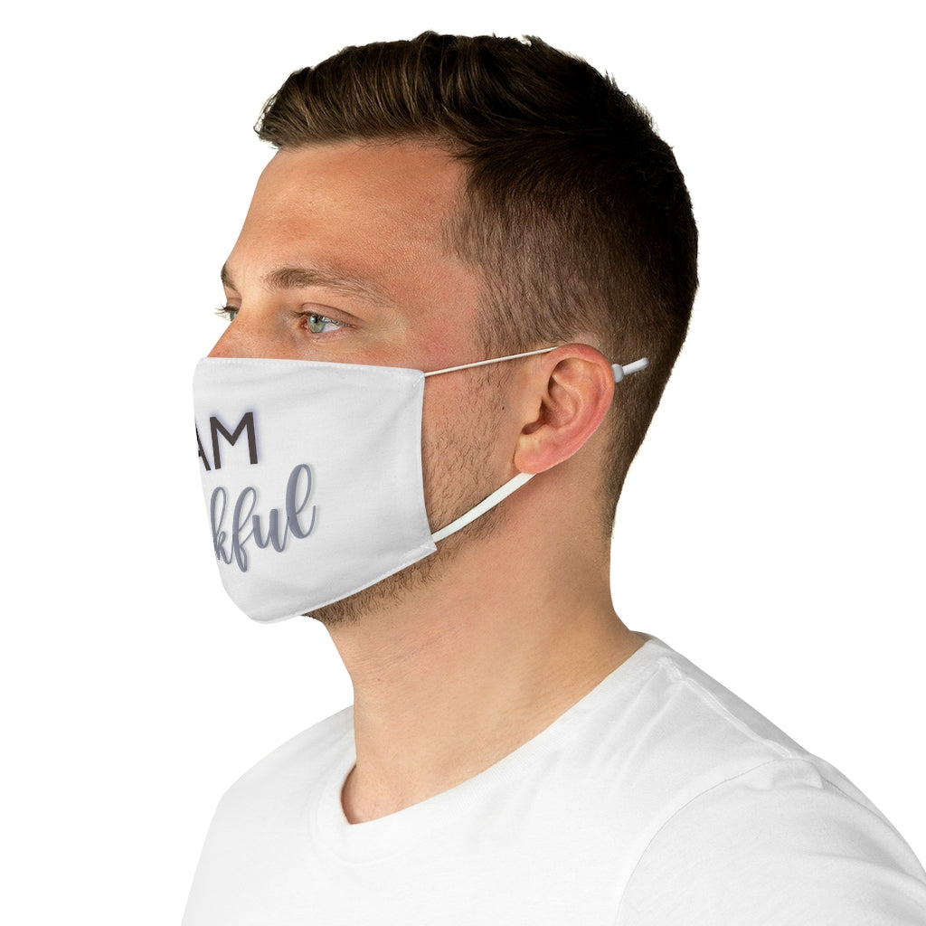 I AM THANKFUL Fabric Face Mask