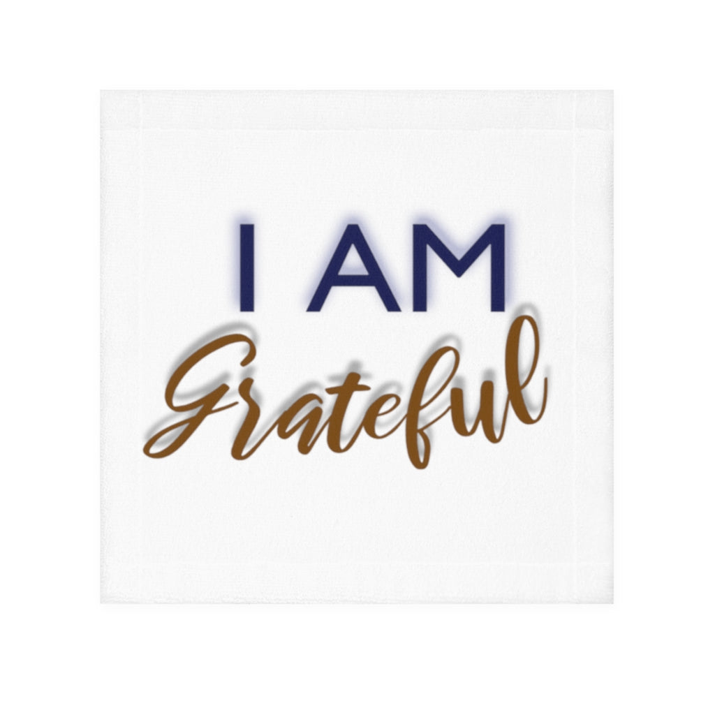 I AM GRATEFUL Face Towel