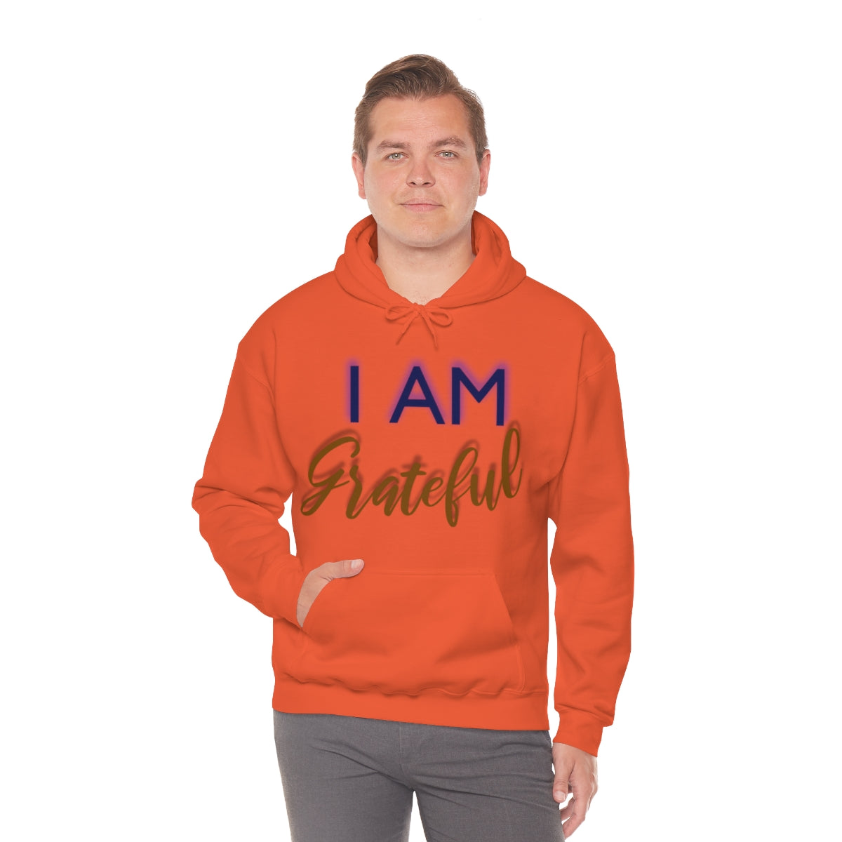 I AM GRATEFUL Unisex Hooded Sweatshirt