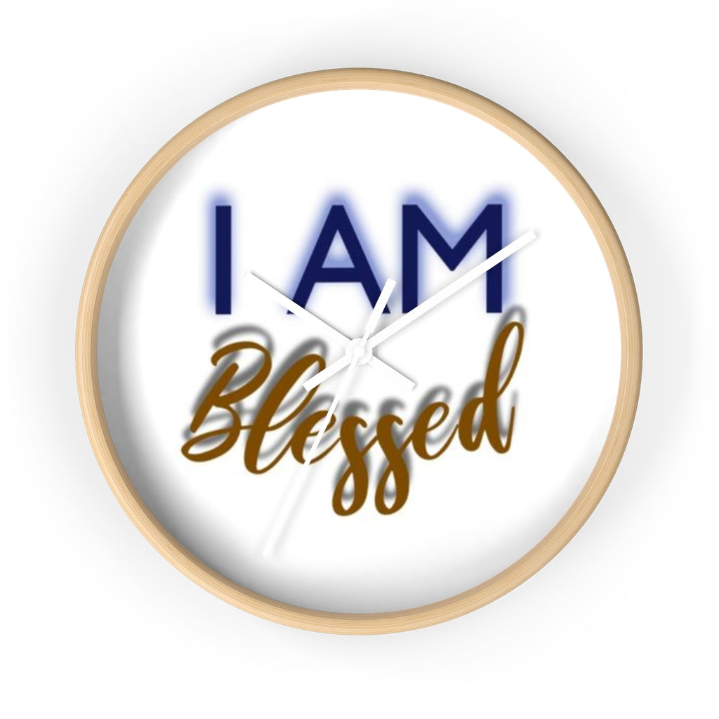 I AM BLESSED Wall clock