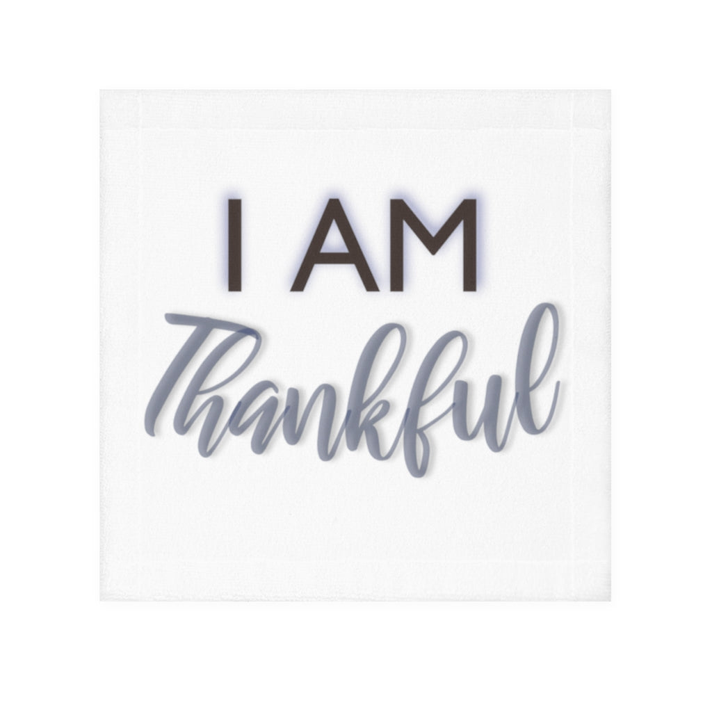 I AM THANKFUL Face Towel