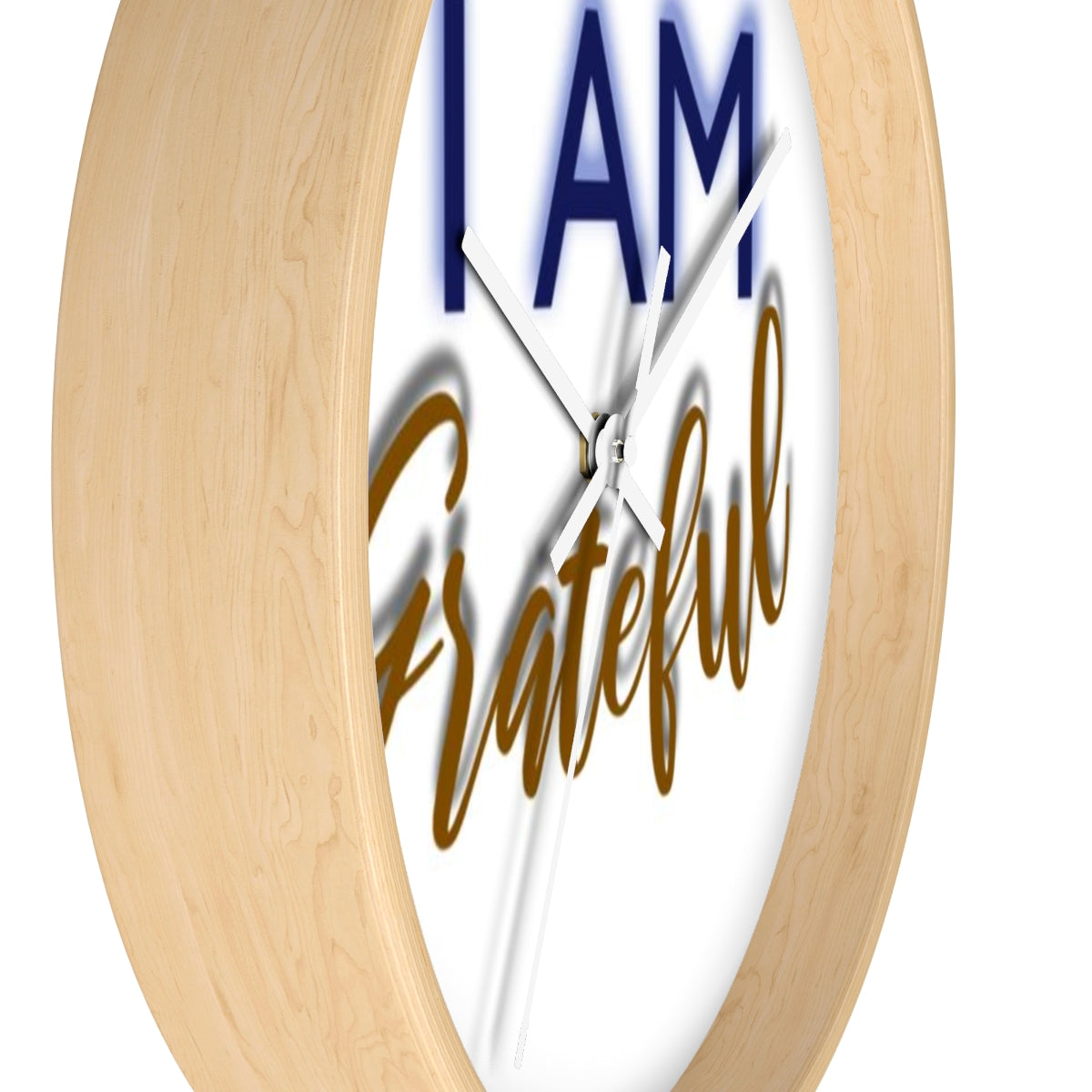 I AM GRATEFUL Wall clock