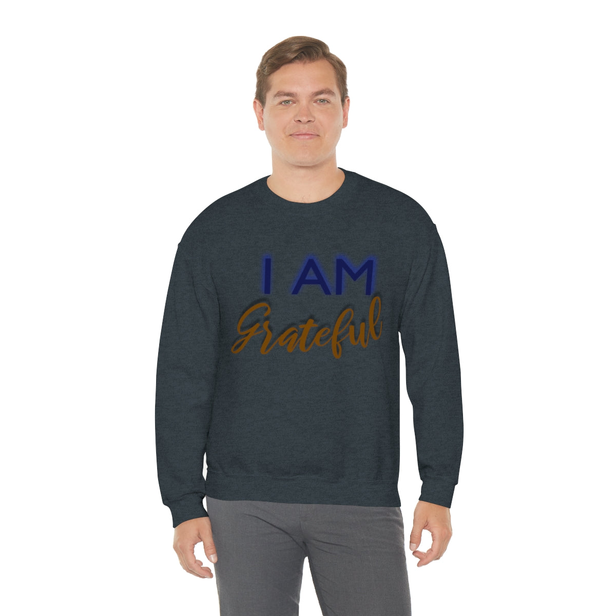 I AM GRATEFUL Unisex Crewneck Sweatshirt