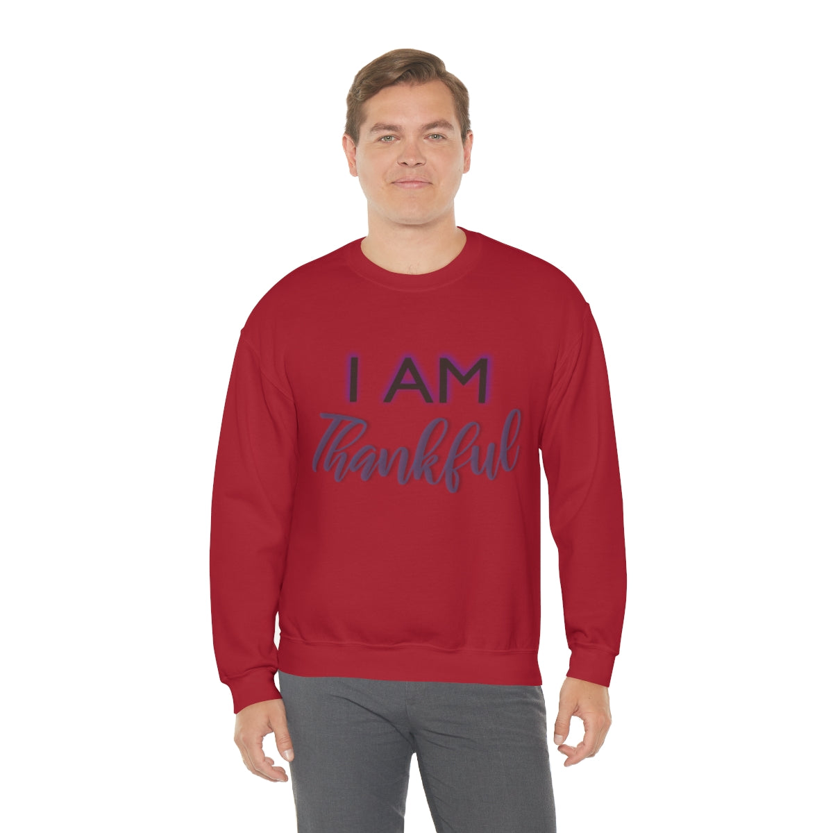 I AM THANKFUL Unisex Crewneck Sweatshirt