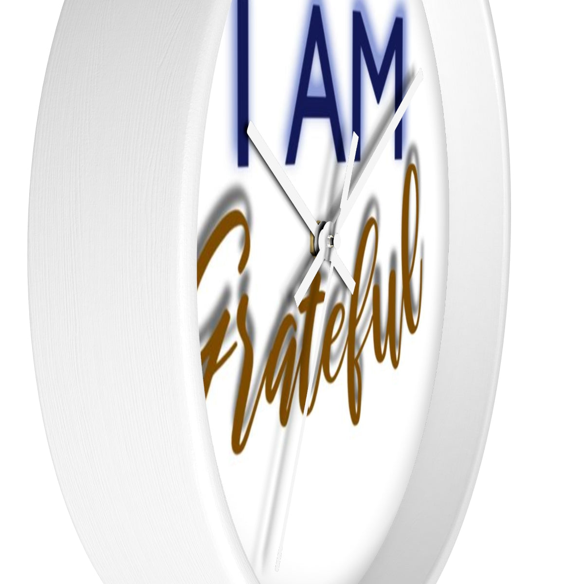 I AM GRATEFUL Wall clock