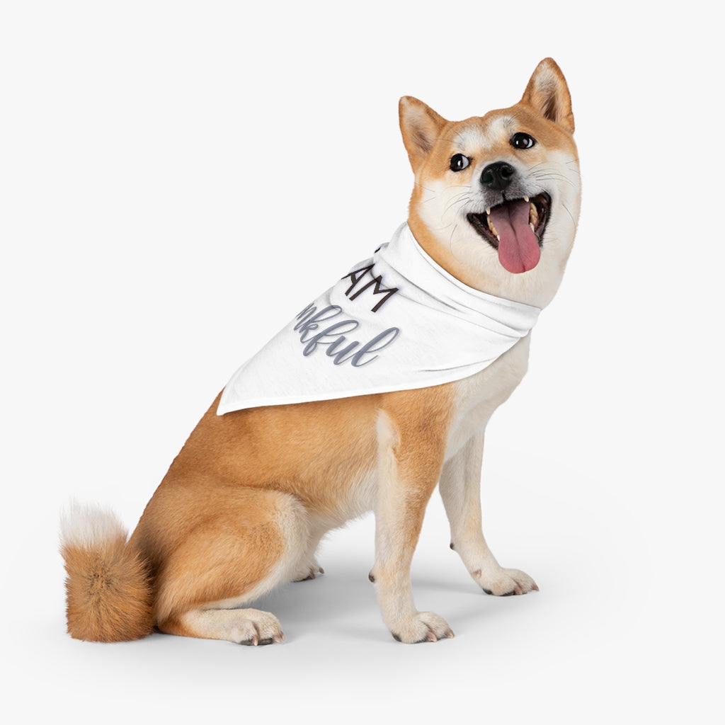 I AM THANKFUL Pet Bandana