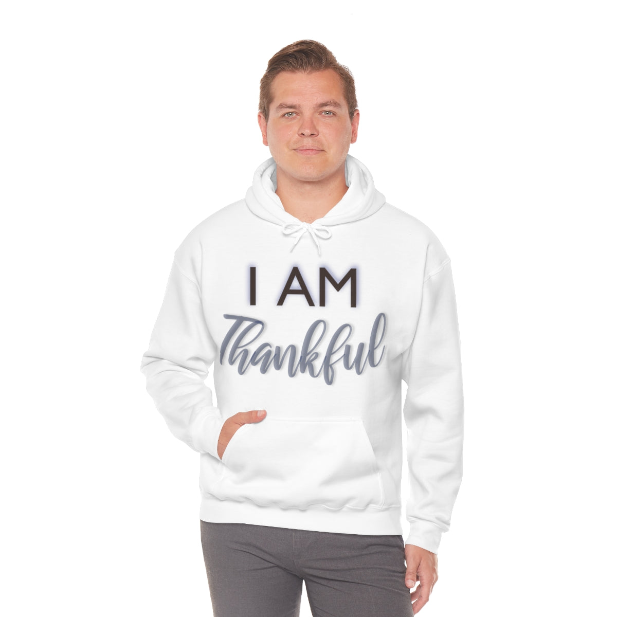 I AM THANKFUL Unisex Hooded Sweatshirt