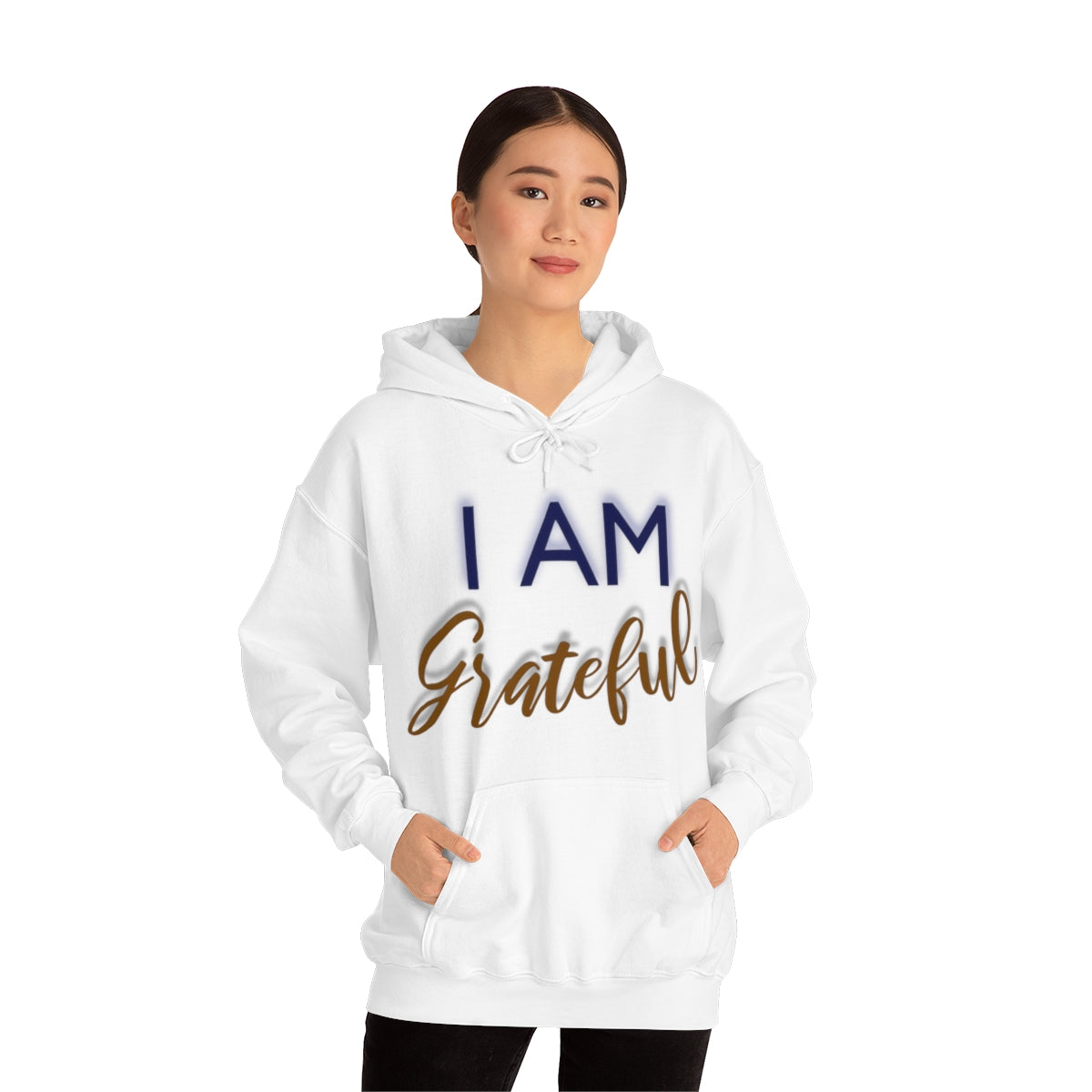 I AM GRATEFUL Unisex Hooded Sweatshirt