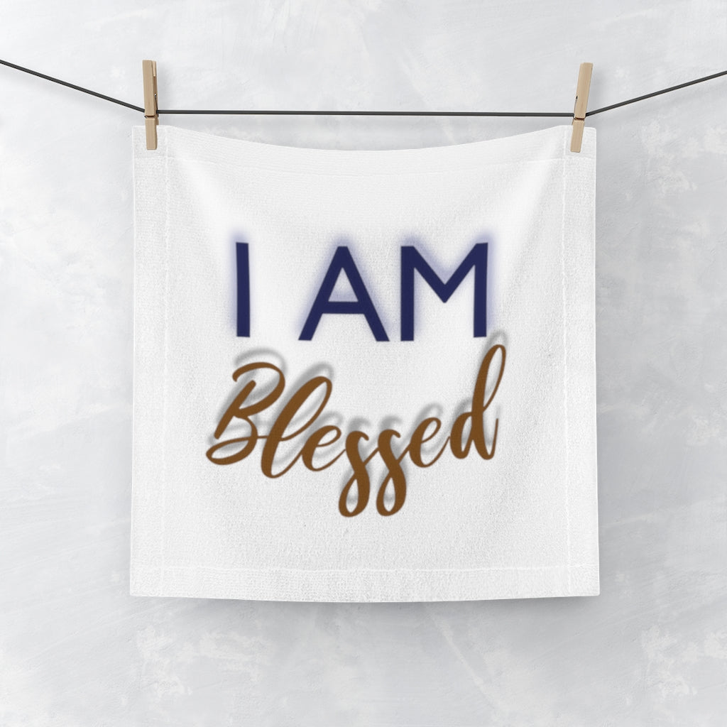 I AM BLESSED Face Towel