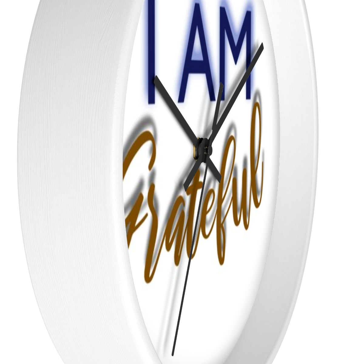 I AM GRATEFUL Wall clock