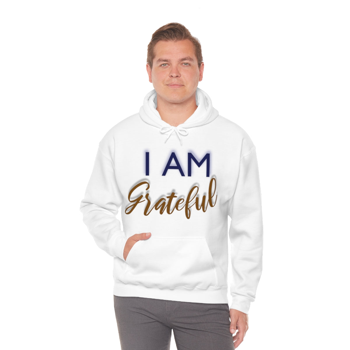 I AM GRATEFUL Unisex Hooded Sweatshirt