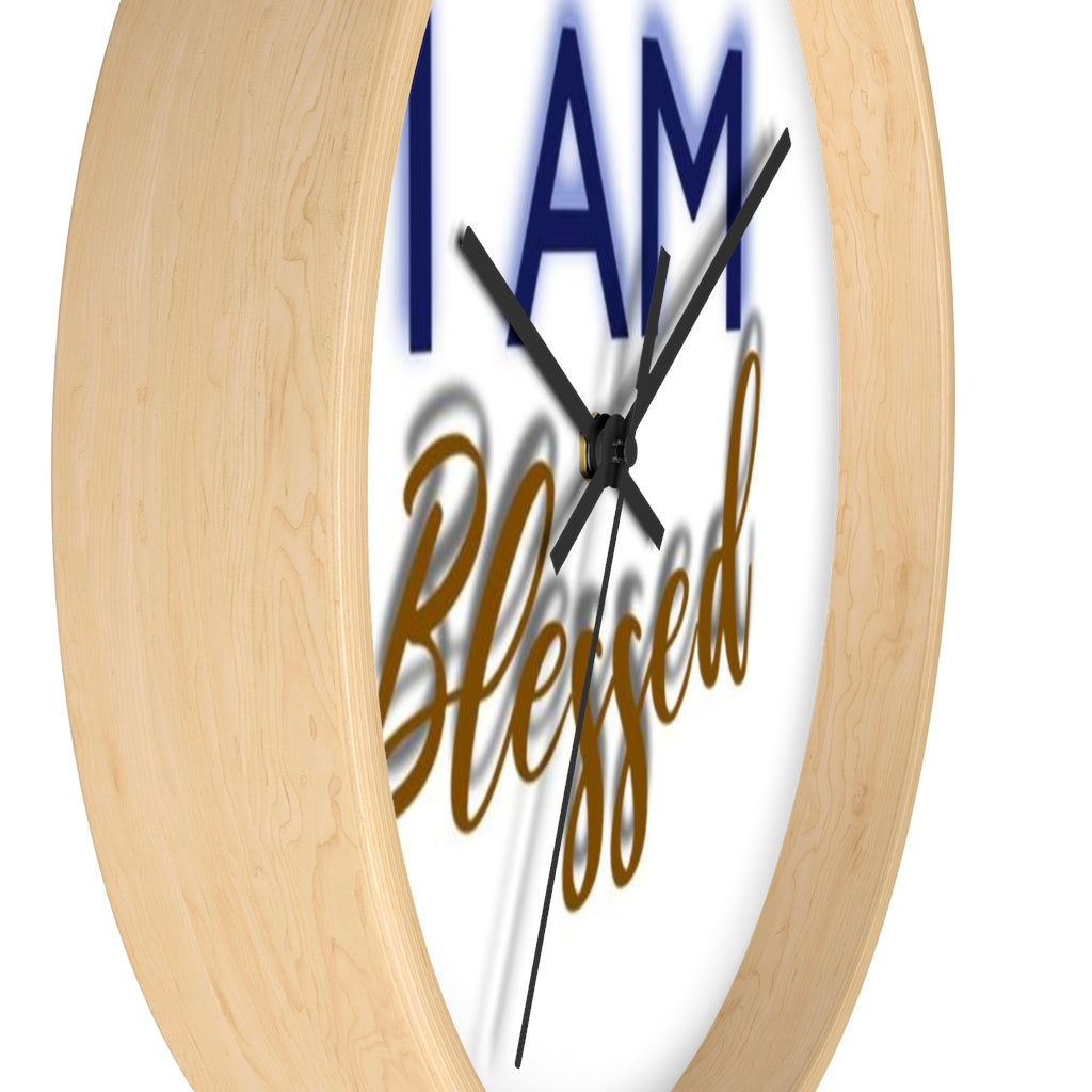 I AM BLESSED Wall clock