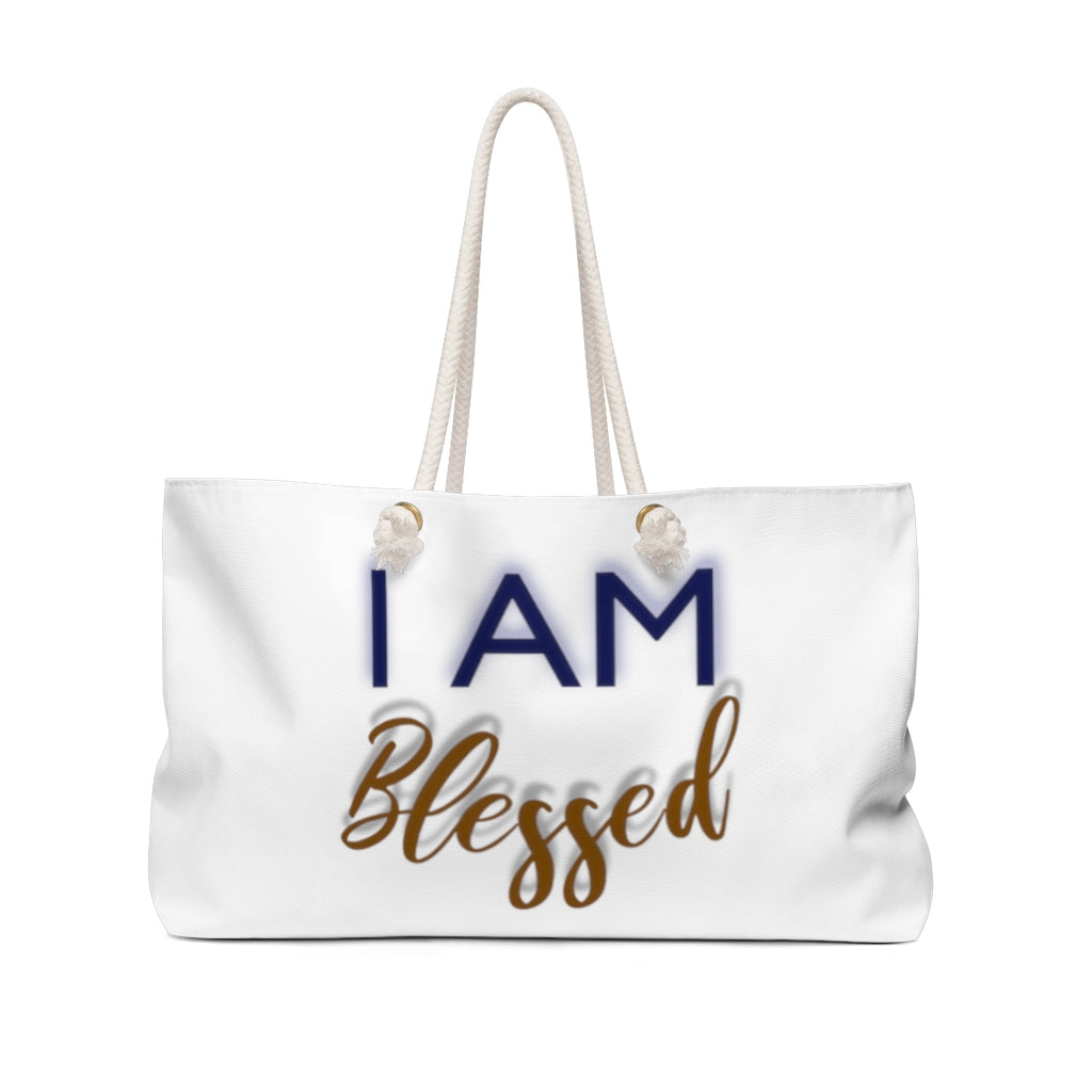 I AM BLESSED Weekender Bag