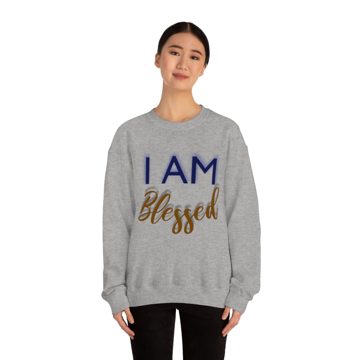 I AM BLESSED Unisex Crewneck Sweatshirt