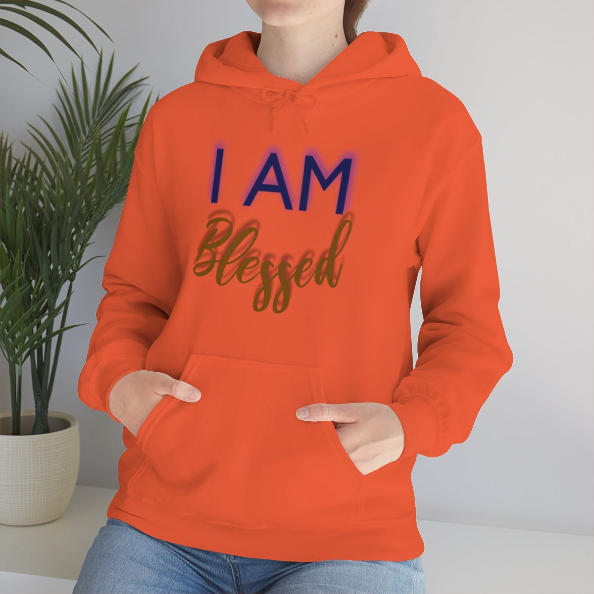 I AM BLESSED Unisex Hooded Sweatshirt