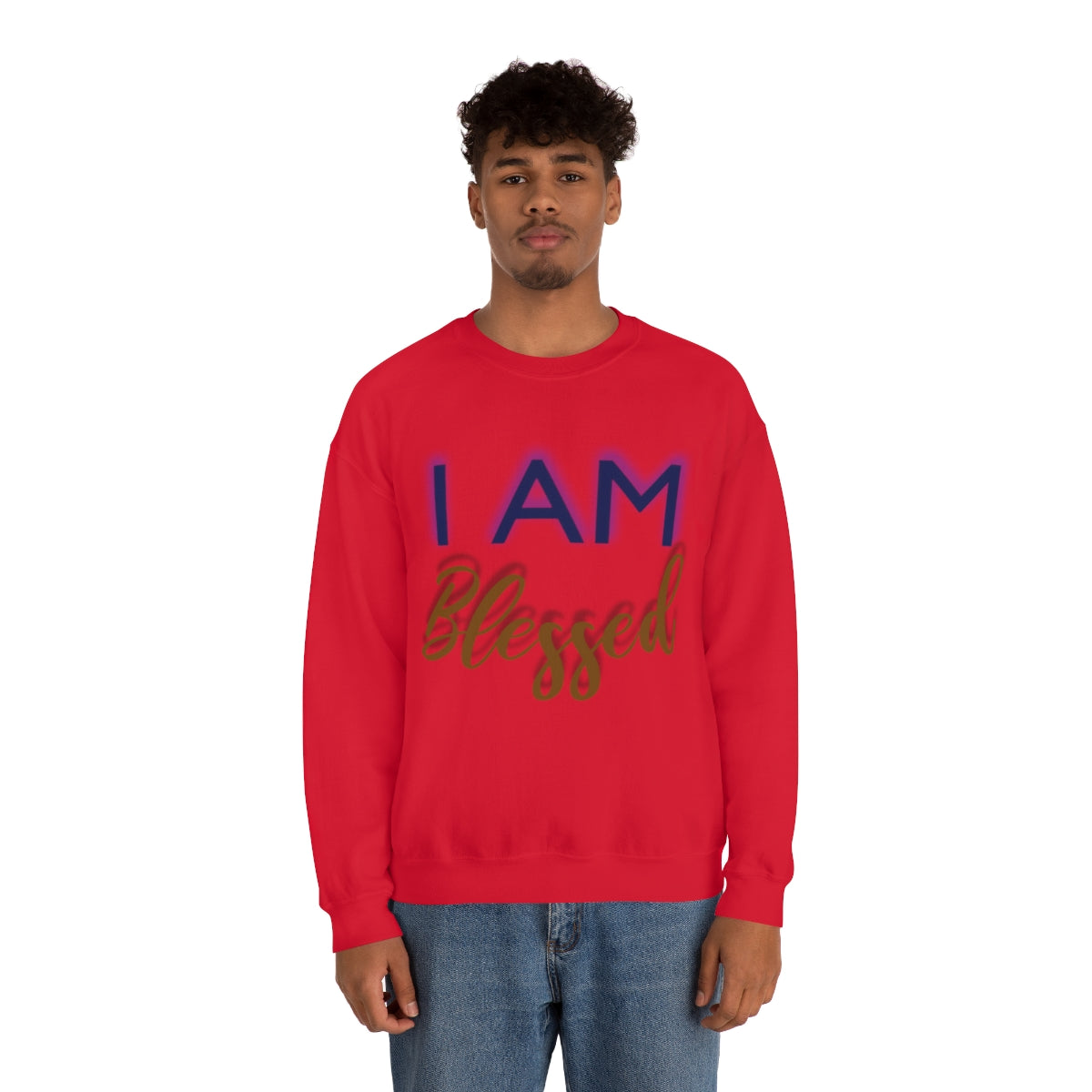 I AM BLESSED Unisex Crewneck Sweatshirt