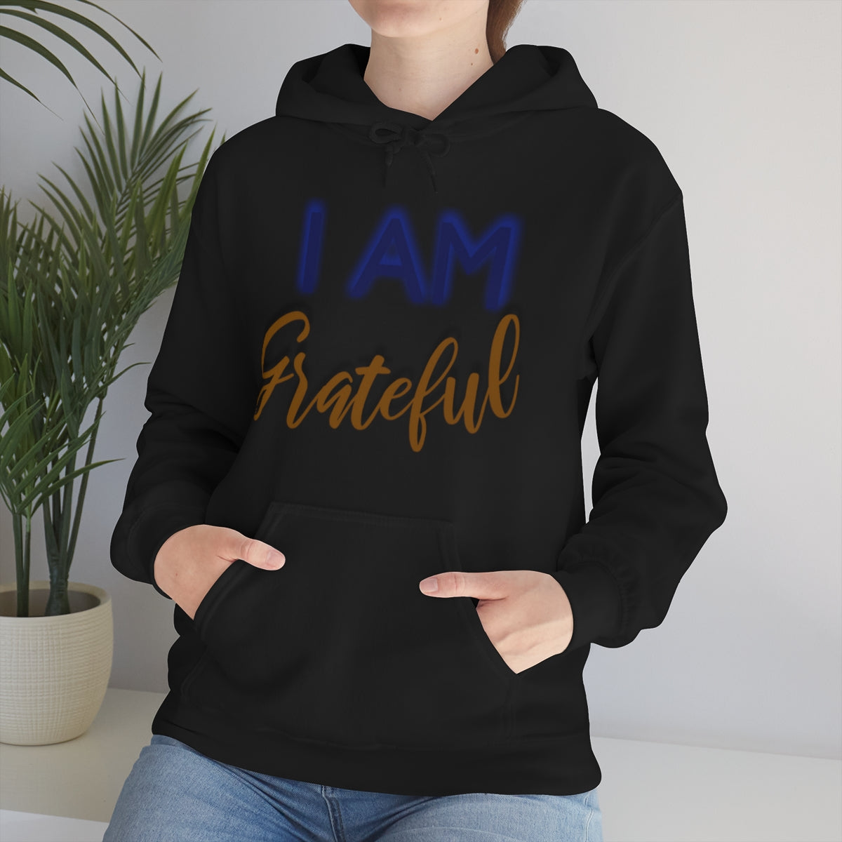 I AM GRATEFUL Unisex Hooded Sweatshirt