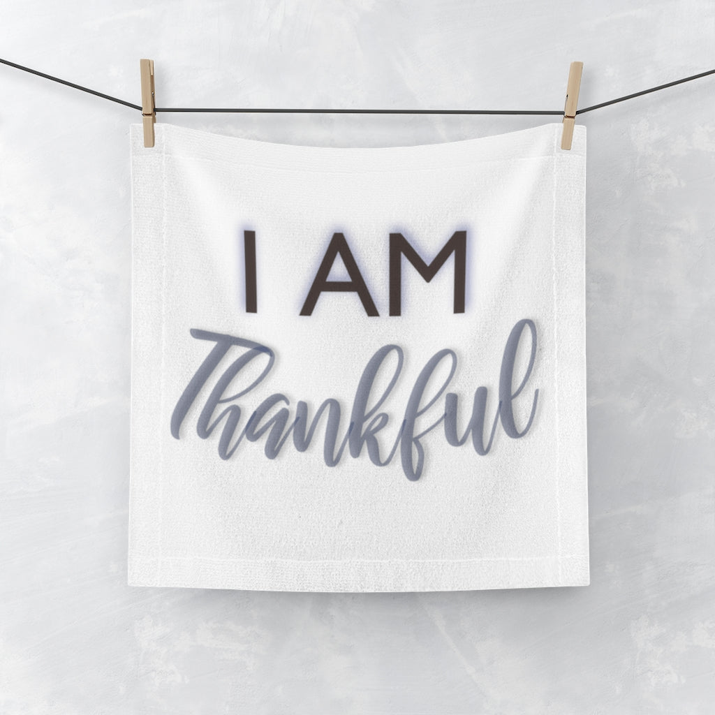 I AM THANKFUL Face Towel