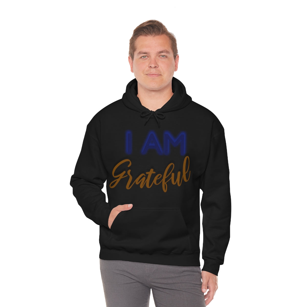 I AM GRATEFUL Unisex Hooded Sweatshirt