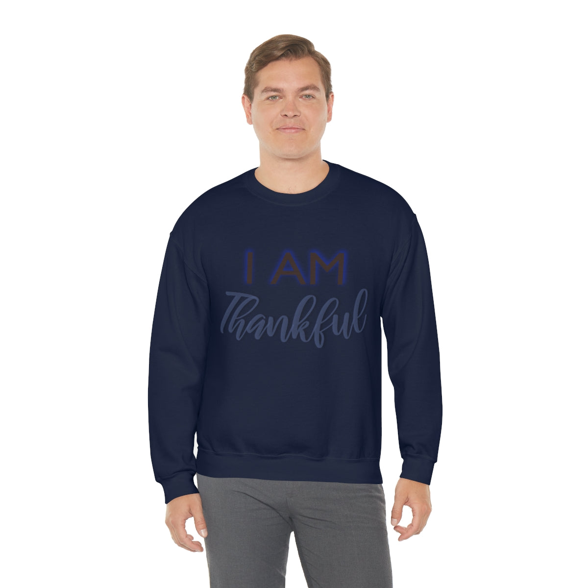 I AM THANKFUL Unisex Crewneck Sweatshirt