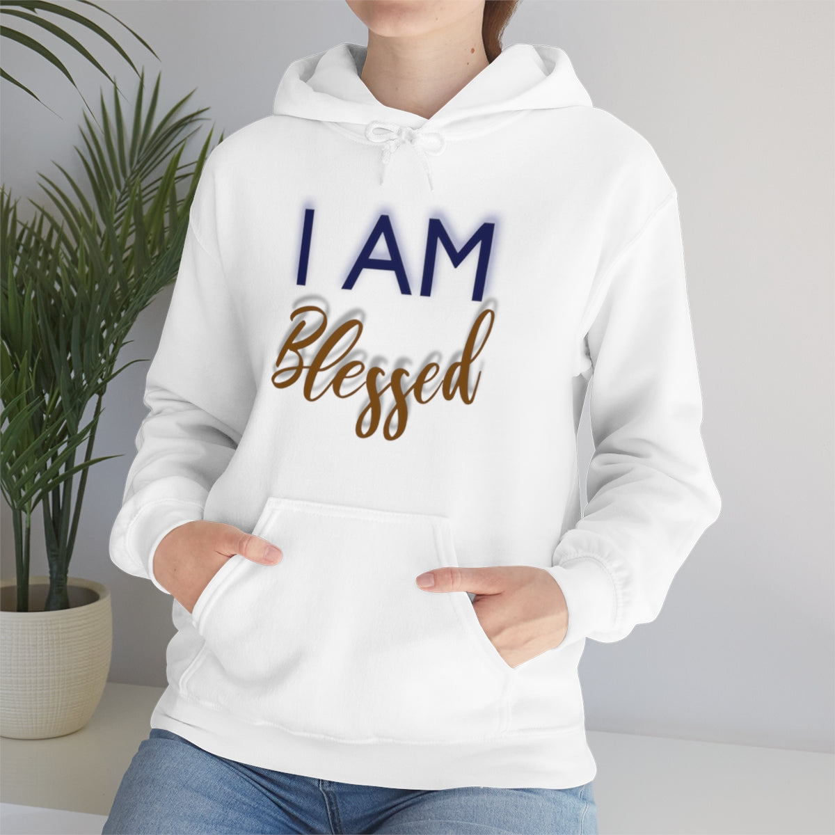 I AM BLESSED Unisex Hooded Sweatshirt