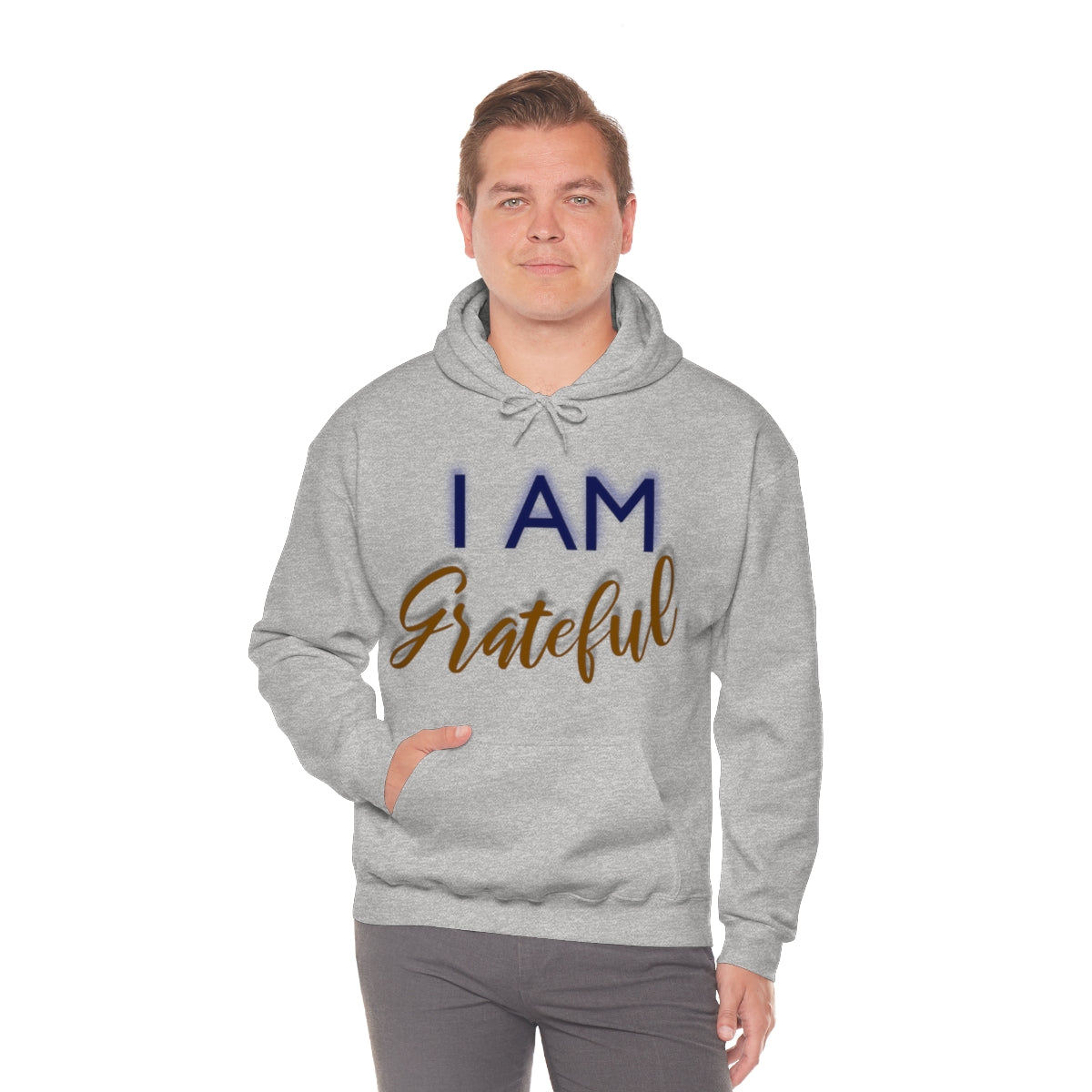 I AM GRATEFUL Unisex Hooded Sweatshirt