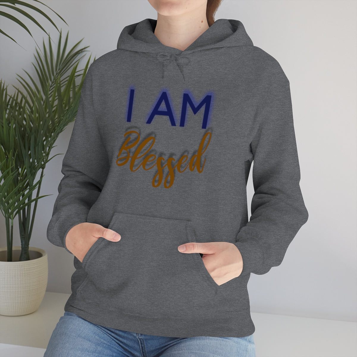 I AM BLESSED Unisex Hooded Sweatshirt