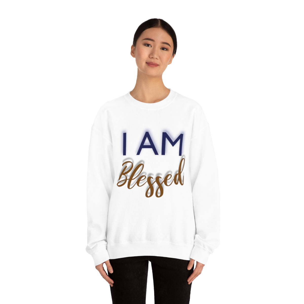 I AM BLESSED Unisex Crewneck Sweatshirt