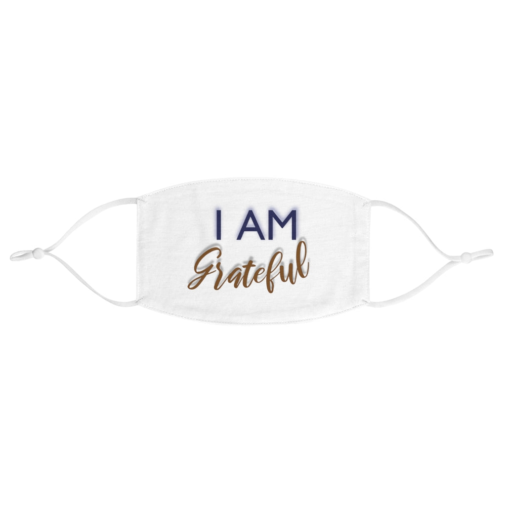 I AM GRATEFUL Fabric Face Mask