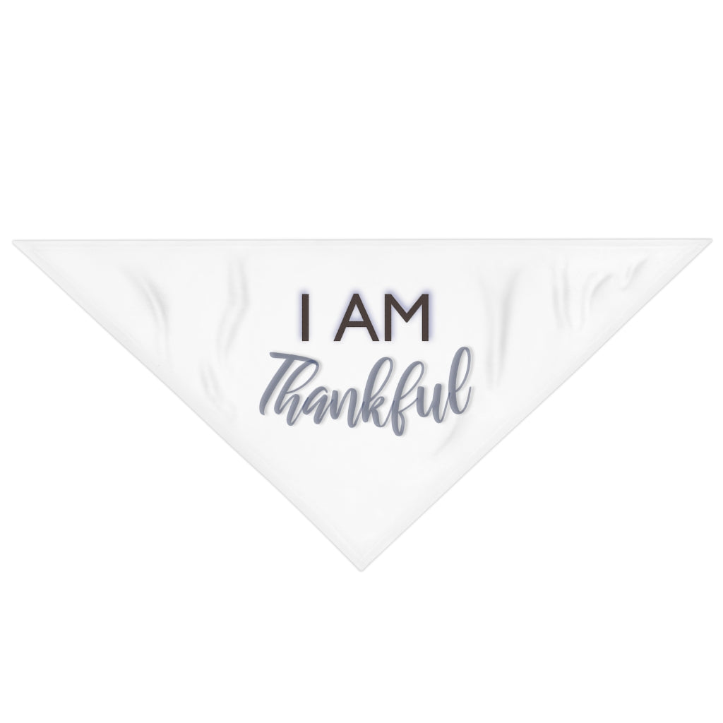 I AM THANKFUL Pet Bandana