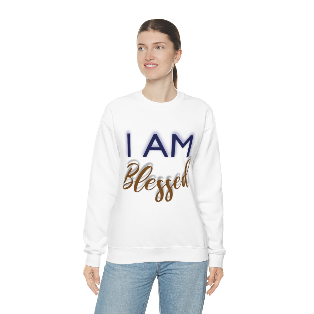 I AM BLESSED Unisex Crewneck Sweatshirt