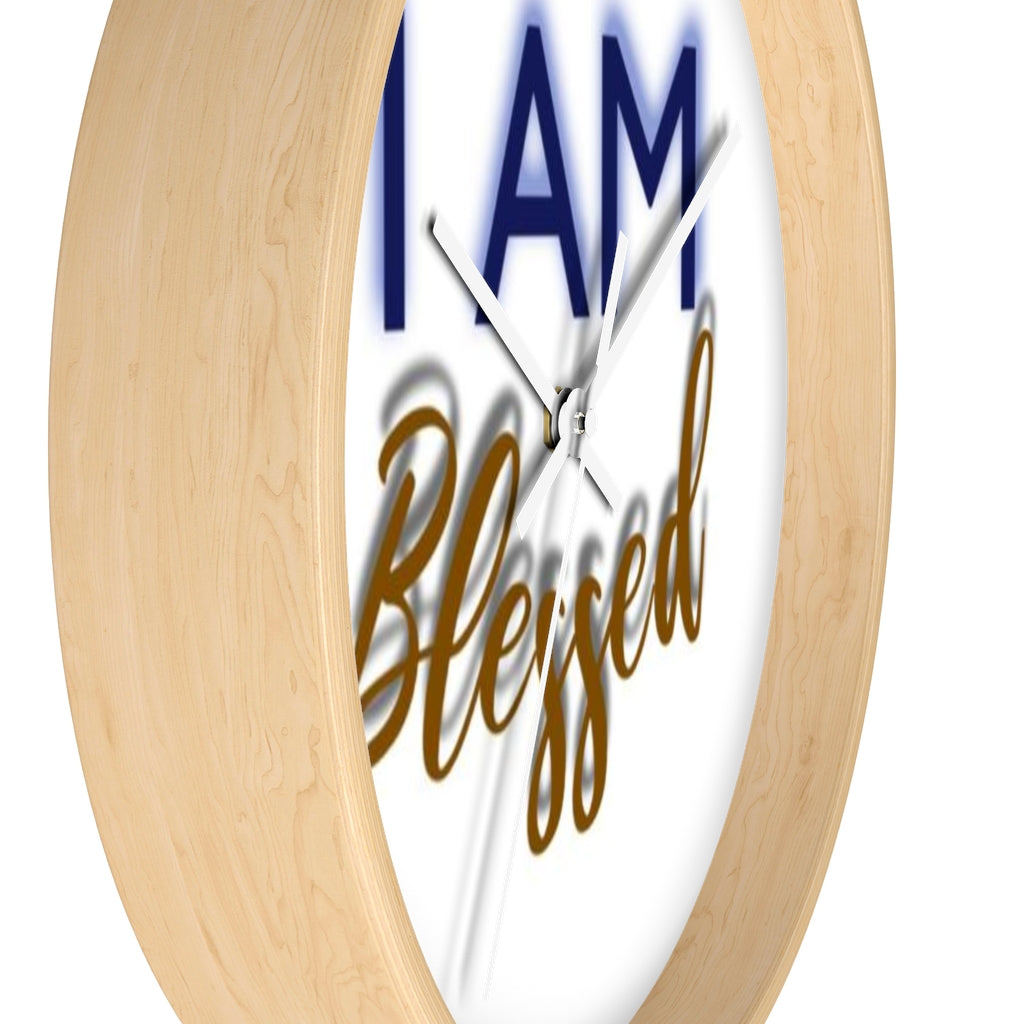 I AM BLESSED Wall clock