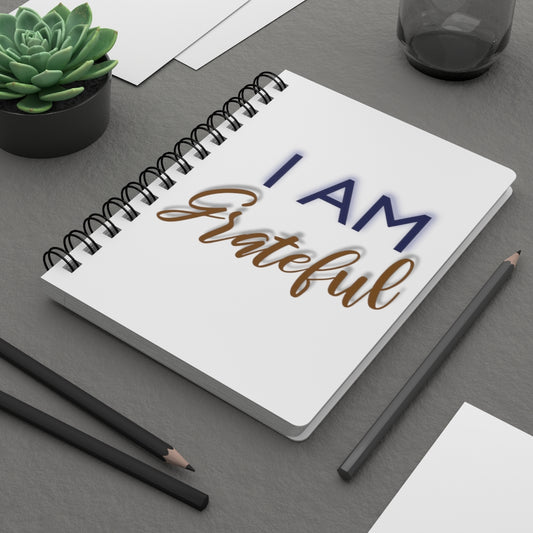 I AM GRATEFUL Spiral Bound Journal