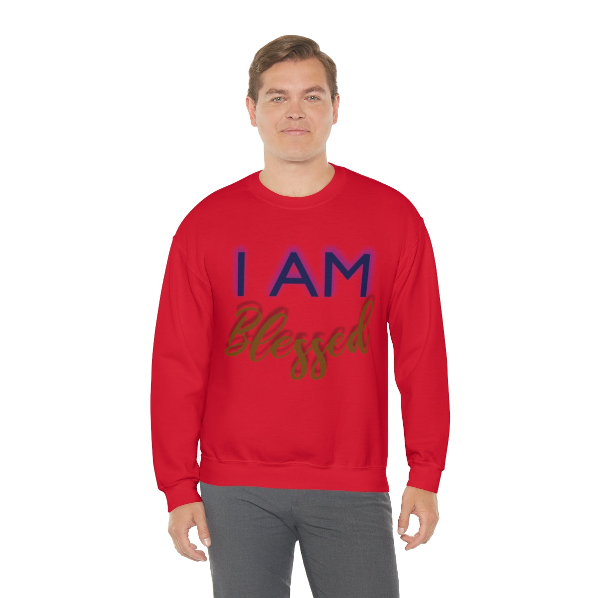 I AM BLESSED Unisex Crewneck Sweatshirt