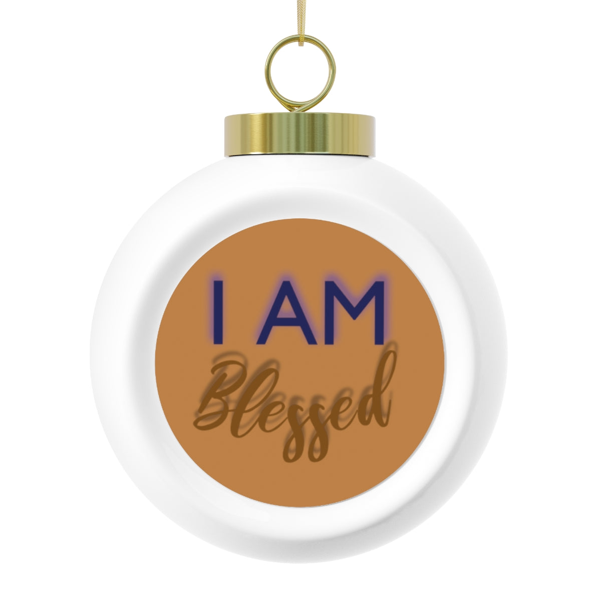 I AM Christmas Ball Ornament